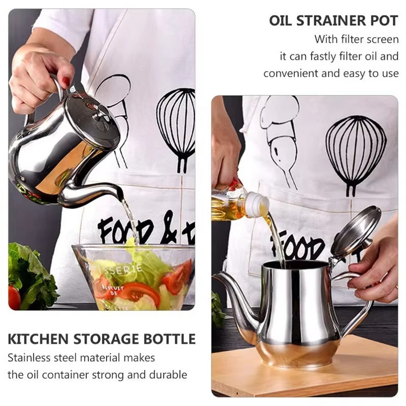 Stainless Steel Oil Filter Pot
