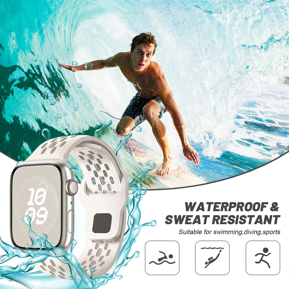 Stylish Smart Watch with Large Display