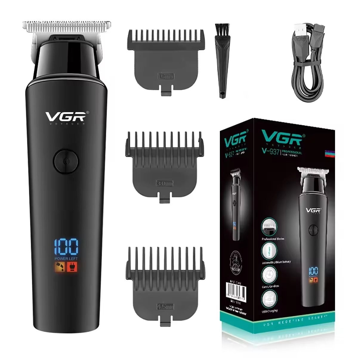 VGR Professional Rechargeable Hair Trimmer